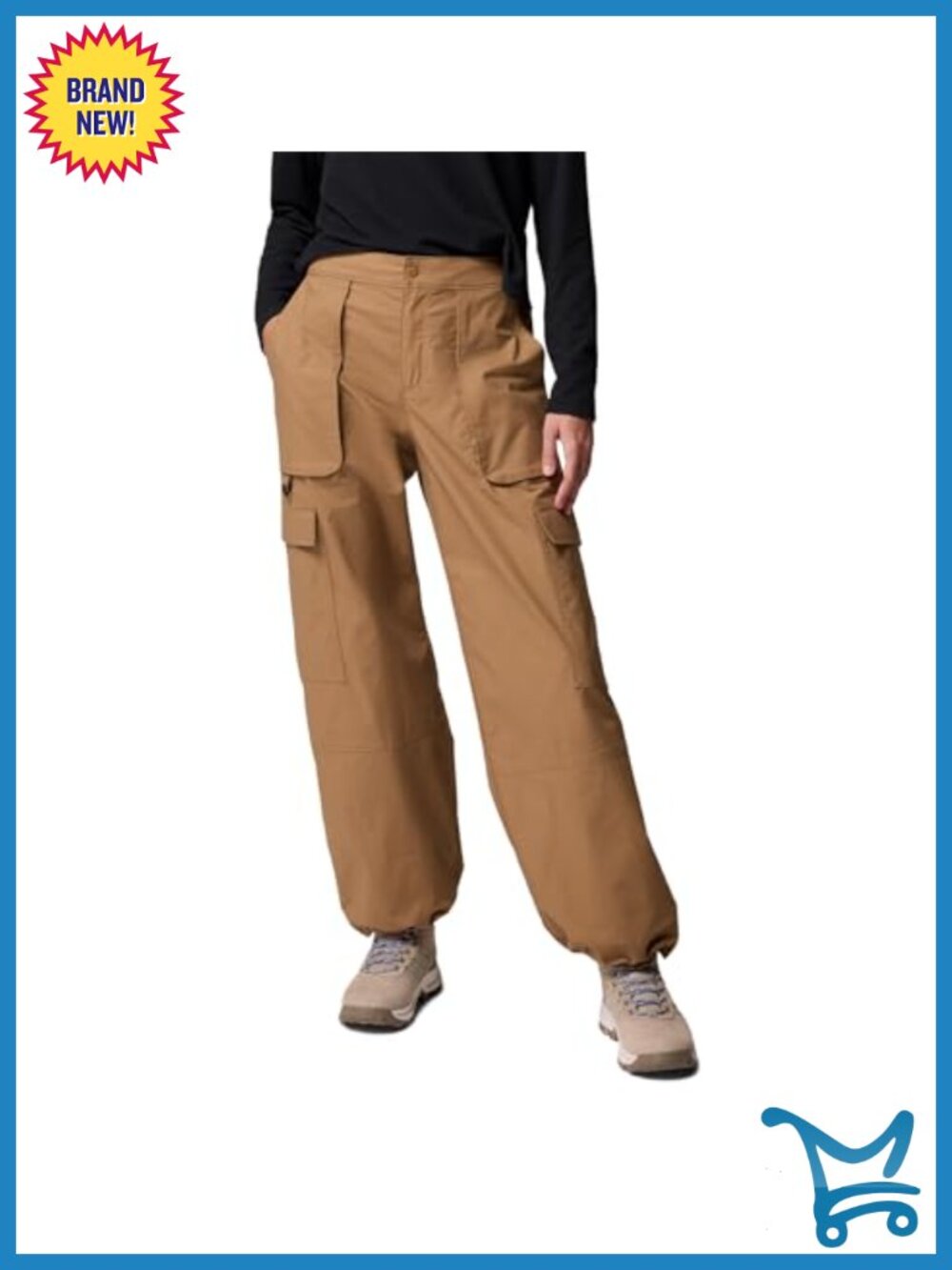 Cotton Ripstop Cargo Pants Adjustable Cuffs Outdoor Hiking